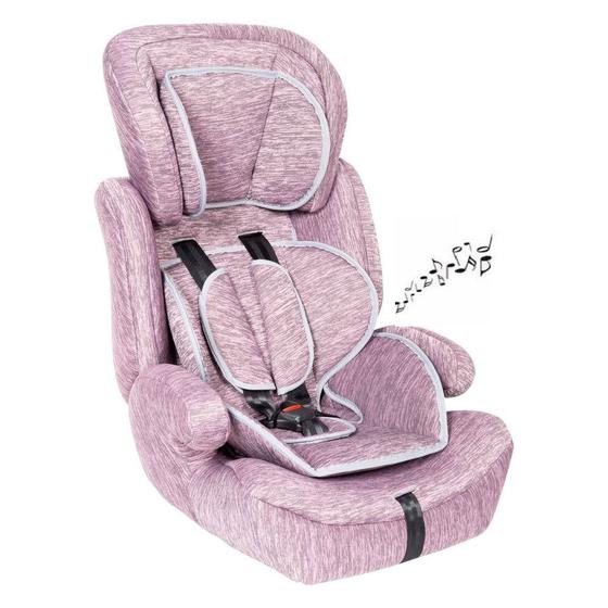 Imagem de Cadeira Auto Styllbaby G1 G2 G3 9 À 36kg Rosa Mesclado Com Alarme