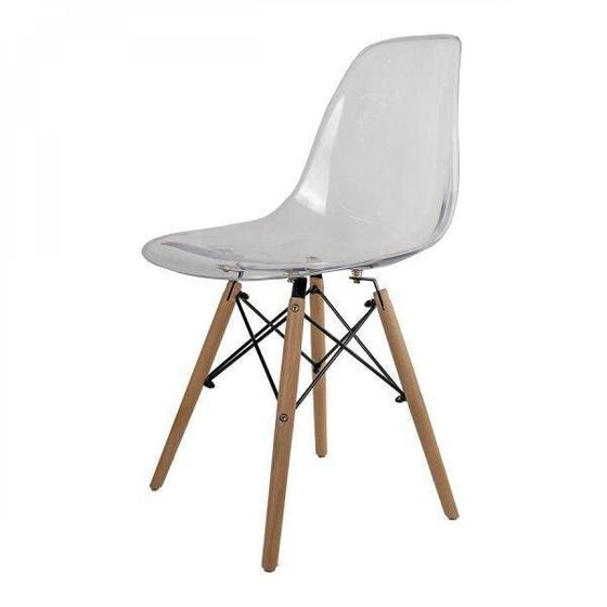 Imagem de Cadeira Base em Madeira Natural Eames DSW-M