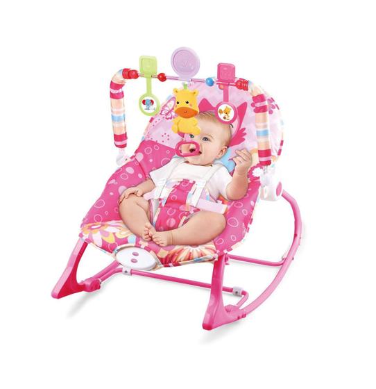Imagem de Cadeira Bebê descanso Balanço Musical Vibratória little princesas - Baby Style