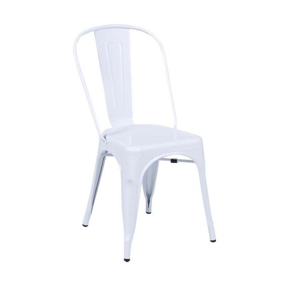 Imagem de Cadeira Berlim Branco Aço 85x44x50cm Fratini