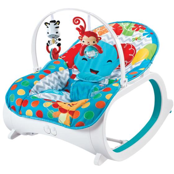 Imagem de Cadeira Cadeirinha Bebe Descanso Vibratória Musical Azul