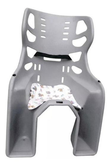 Imagem de Cadeira Cadeirinha Carona Traseira Infantil Para Bike Cinza - Styll Baby
