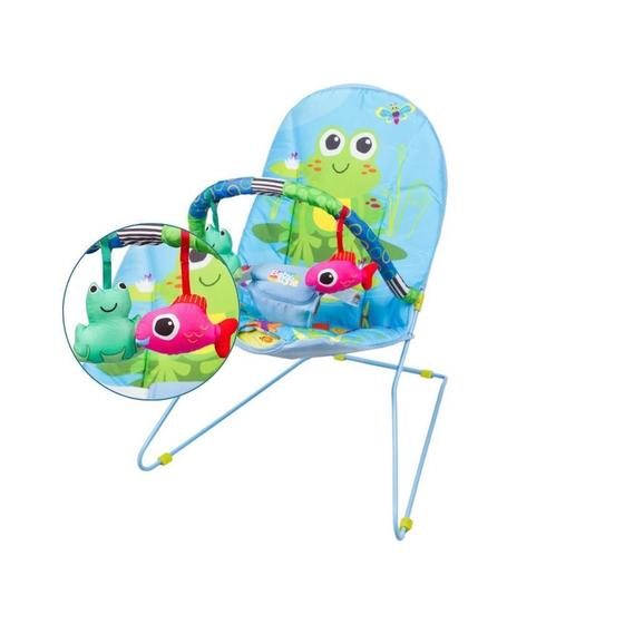 Imagem de Cadeira Cadeirinha de Descanso Vibratória Bebê Musical com Brinquedos até 11kg Lite