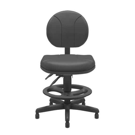 Imagem de Cadeira caixa executiva backplax new plus sem braço-preto