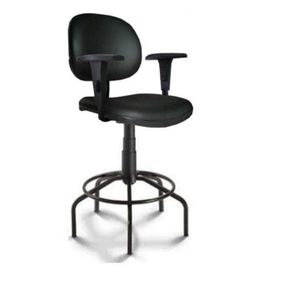 Cadeira Caixa EXECUTIVA LISA com Braços Reguláveis (Aranha MARTIFLEX) Cor Preta Menor preço em Cadeira Caixa EXECUTIVA LISA com Braços Reguláveis (Aranha MARTIFLEX) Cor Preta