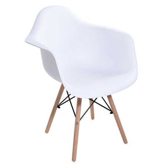 Cadeira Charles Eames Arm Base Madeira Menor preço em Cadeira Charles Eames Arm Base Madeira