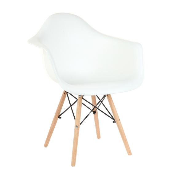 Imagem de Cadeira Charles Eames Com Braço Branco