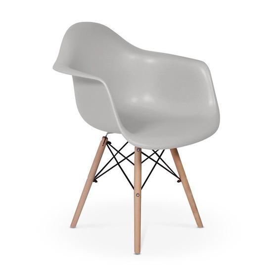 Imagem de Cadeira Charles Eames Eiffel Wood Daw Com Braços Design