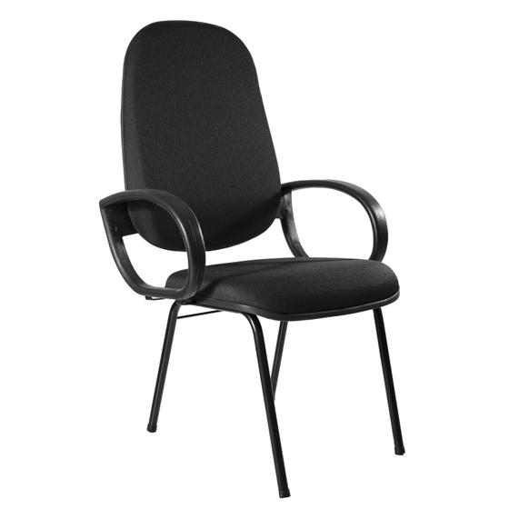 Imagem de Cadeira Coletiva Base Palito com Braço Orelha Metal Wood Design