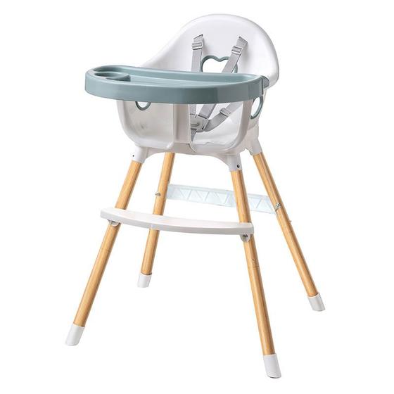Imagem de Cadeira de Alimentação Infantil para Bebê até 15kg com Ajuste de Altura Multmaxx - Verde