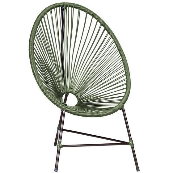 Cadeira de Área Acapulco Bahamas Verde Musgo Corda Sintetica ( 1 Unidade) é boa?