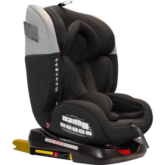 Imagem de Cadeira de auto prime 360 isofix de 0 a 36kg preto/cinza - premium baby