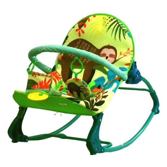 Imagem de Cadeira De Balanço Vibratória E Musical Infantil Verde