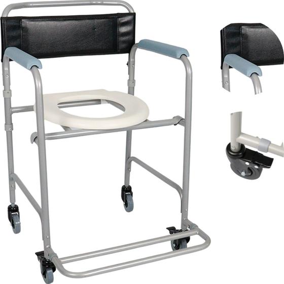 Cadeira De Banho HigiÊNica Para Idoso 100kg DobrÁVel D30 Dellamed Menor preço em Cadeira De Banho HigiÊNica Para Idoso 100kg DobrÁVel D30 Dellamed