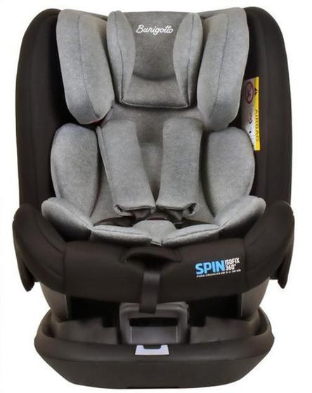 Imagem de Cadeira de Bebê Burigotto Para Auto Spin Isofix 360 Cinza De 0 a 36Kg