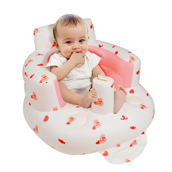 Imagem de Cadeira de bebê inflável EKEPE Sit me Up Floor Seat Bunny 3M+