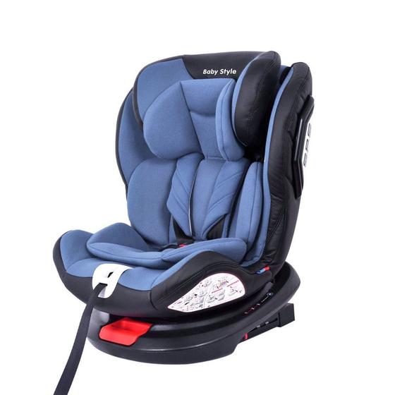 Imagem de Cadeira de Carro Bebê 0 a 36 Kg Isofix Azul Baby Style