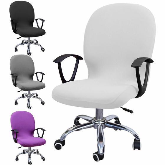 Imagem de Cadeira de computador giratória cobrir assento de poltrona do escritório (O produto é apenas a capa, não inclui o assento)