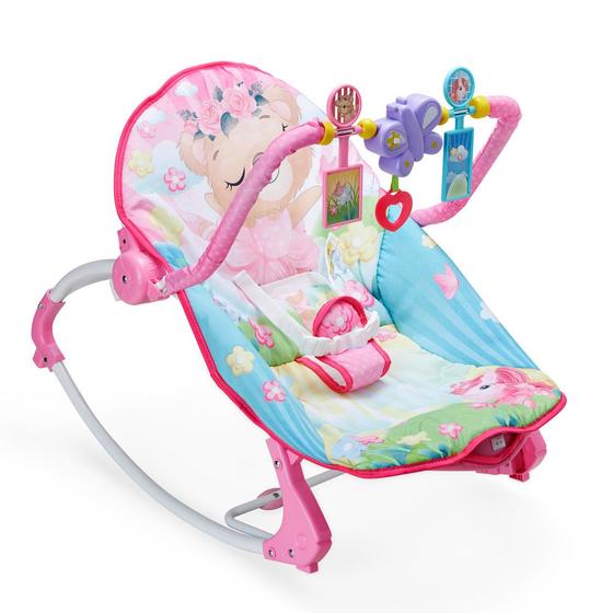 Imagem de Cadeira de Descanso Bebê Musical Spring Balanço 2 Níveis Reclinação Vibratória até 18kg Replay Kids