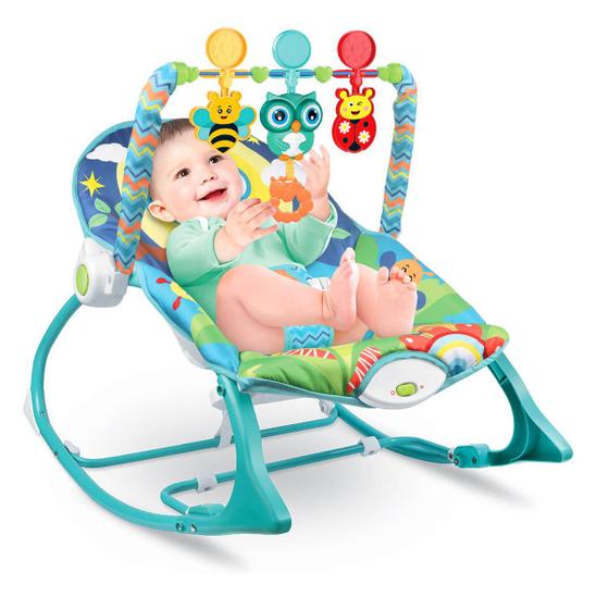 Imagem de Cadeira de Descanso e Balanço Funtime 18kgs Coruja Maxibaby 