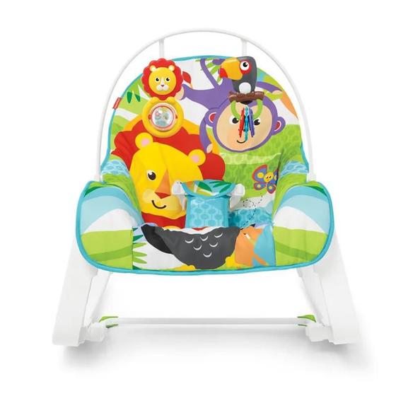 Imagem de Cadeira De Descanso Infant-To-Toddler Rocker Macaquinho E Leão Fisher-Price Gdp94