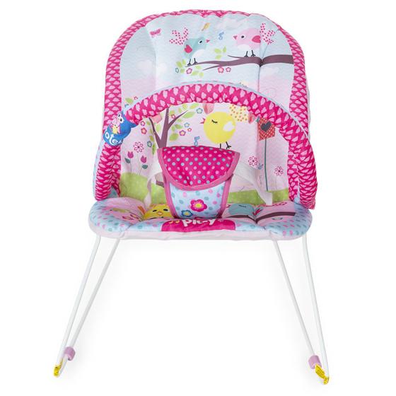 Cadeira de Descanso Infantil Musical Jardim Rosa - Protek Menor preço em Cadeira de Descanso Infantil Musical Jardim Rosa - Protek