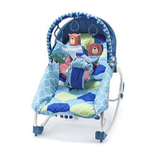 Imagem de Cadeira de Descanso Infantil Weego Ajustável 3 Níveis de Vibração Suporta Até 20kg Azul