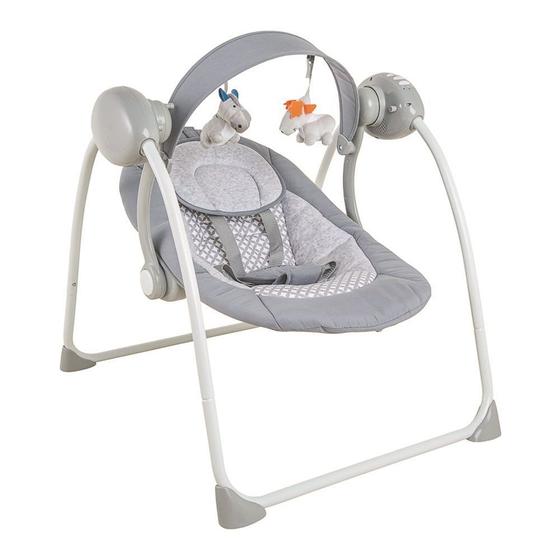 Imagem de Cadeira de Descanso Mimo Lenox Kiddo Cinza 1042CZS