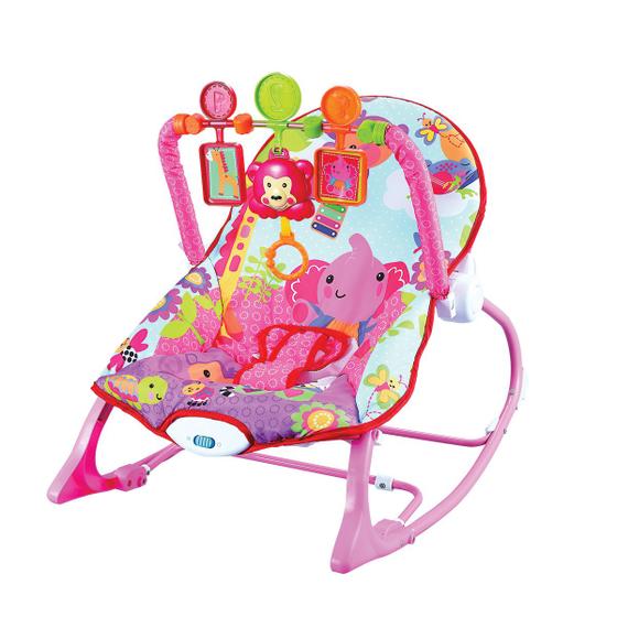 Imagem de Cadeira de Descanso Musical FunTime New 18kgs Rosa-Maxi Baby