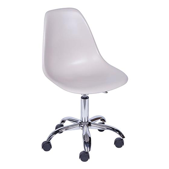 Cadeira de Escritório Eames Eiffel Giratória - Bege Acinzentado Menor preço em Cadeira de Escritório Eames Eiffel Giratória - Bege Acinzentado