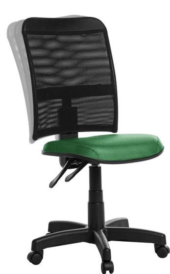 Imagem de Cadeira de Escritório Ergonômica Em Tela RJ Cor Verde