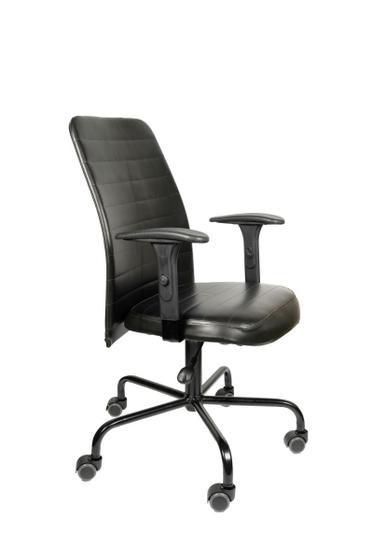 Imagem de cadeira de escritorio esteirinha diretor reclinavel luxo braco com regulagem tecido sintetico