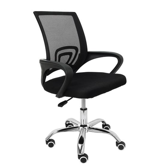 Cadeira De Escritório Executiva Com Tela Mesh Trevalla TL-CDE-26-1 Viena Preta Menor preço em Cadeira De Escritório Executiva Com Tela Mesh Trevalla TL-CDE-26-1 Viena Preta