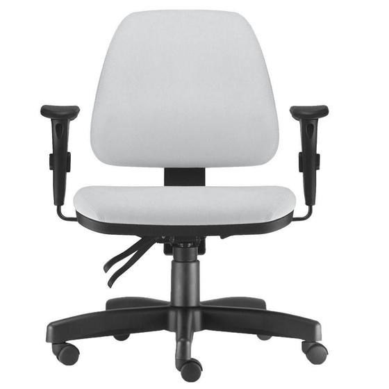 Imagem de Cadeira de Escritório Giratória Executiva Ergonômica Sky L02 Material Sintético Branco - Lyam Decor