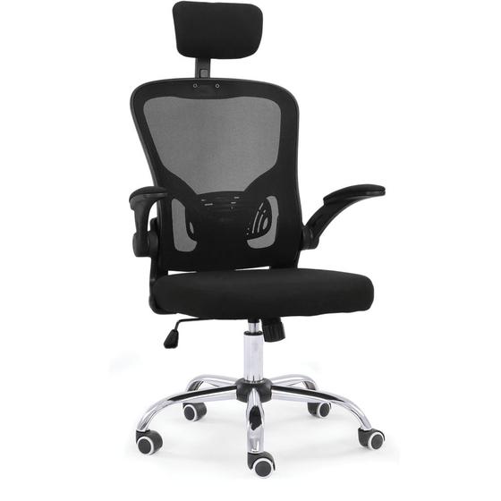 Cadeira de Escritório Moob Barcelona Presidente Giratória Ergonômica Com Apoio de Cabeça e Função Relax Preta Menor preço em Cadeira de Escritório Moob Barcelona Presidente Giratória Ergonômica Com Apoio de Cabeça e Função Relax Preta