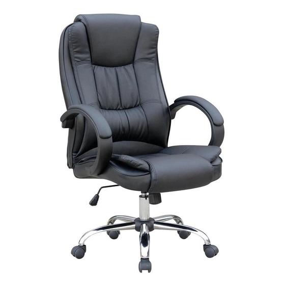 Cadeira de Escritório Presidente Base Cromada com Rodinha Fox Racer Preta - UT-C300 é boa?