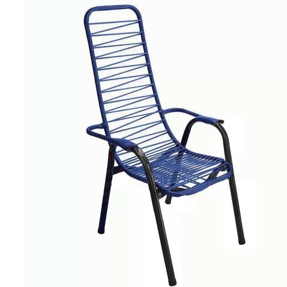 Imagem de Cadeira de Fio Big Cadeiras Adulto vc Especial - Azul Pérola