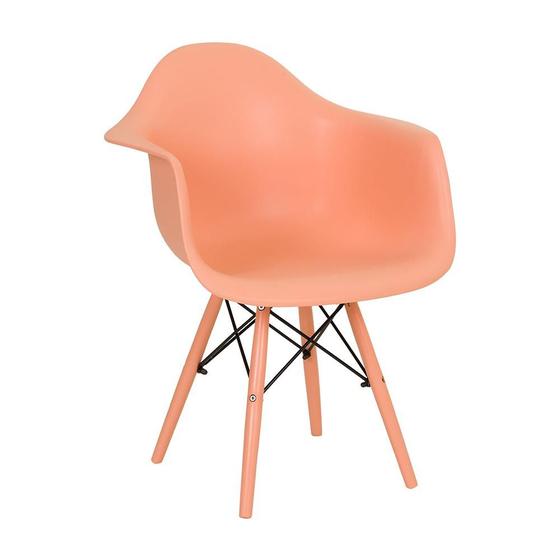 Imagem de Cadeira de Jantar Color com Braço Eiffel Eames Melão