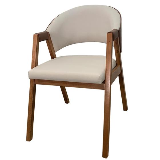 Cadeira de Jantar Curva Estofada Elegante Cozinha Bege Menor preço em Cadeira de Jantar Curva Estofada Elegante Cozinha Bege