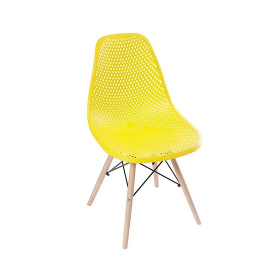 Imagem de Cadeira De Jantar Eames Colmeia Amarela