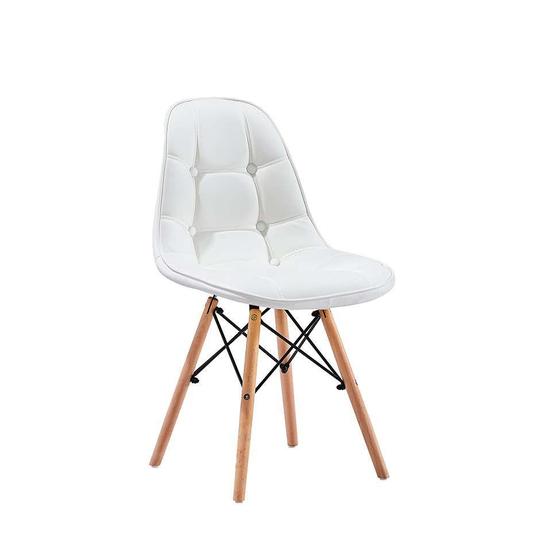 Imagem de Cadeira de Jantar Eames Eiffel Estofado Botonê PU, 1 unidade