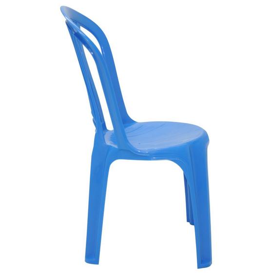 Imagem de Cadeira De Plástico Atlântida Economy Azul Tramontina