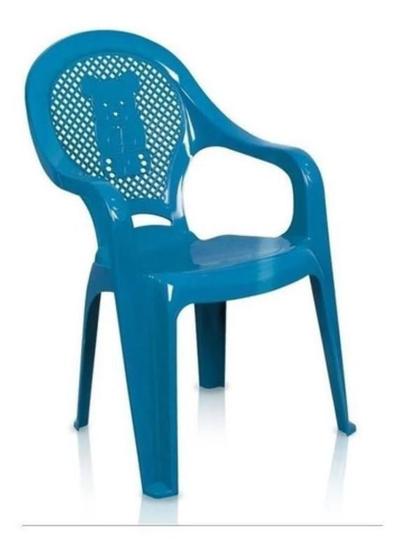 Imagem de Cadeira De Plastico Infantil Poltrona Antares ul Kit 08