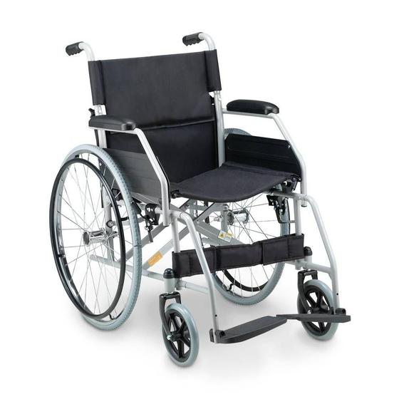 Cadeira de Rodas Dobravel Dellamed em Aço até 100KG D100 5588 Menor preço em Cadeira de Rodas Dobravel Dellamed em Aço até 100KG D100 5588