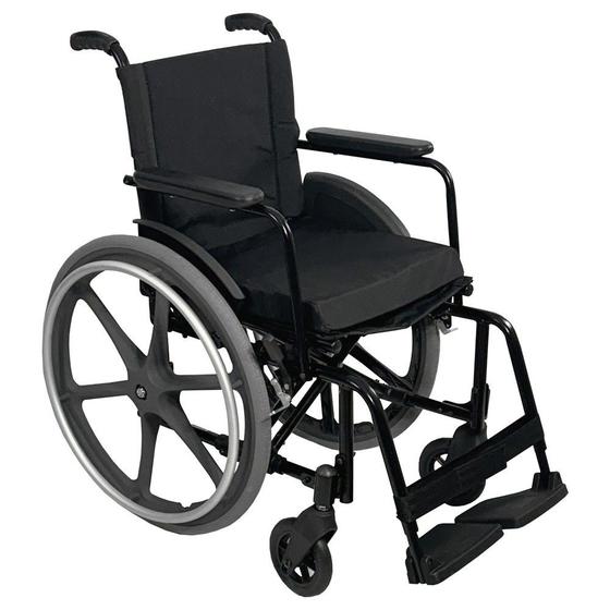Imagem de Cadeira de Rodas em Aço MA3F 504 44cm 150 Kg - Ortomobil