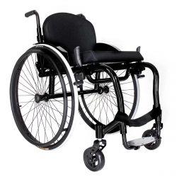 Imagem de Cadeira de rodas monobloco MB4 com encosto e assento rígido Ortomobil