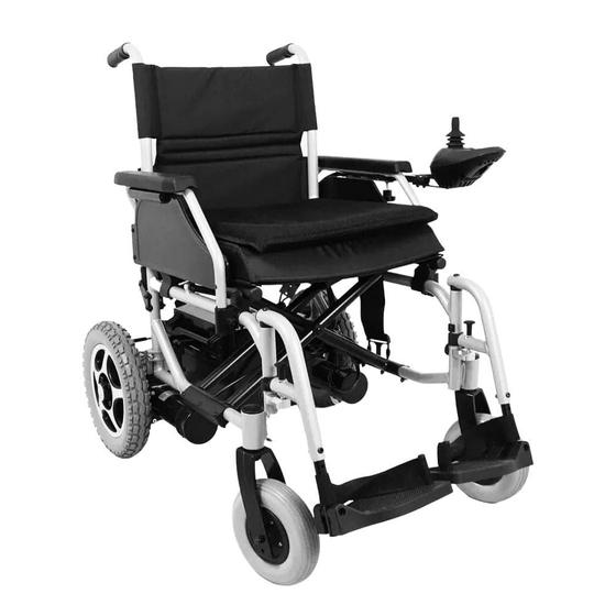 Imagem de Cadeira de Rodas Motorizada Dobrável Elétrica Bivolt Alumínio D900 Dellamed