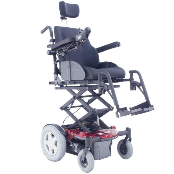 Imagem de Cadeira de Rodas Motorizada Elétrica Freedom Millenium R Função Elevação cor Vinho