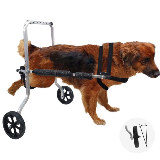 Imagem de Cadeira De Rodas Para Cachorro de Grande Porte G Regulável com Anti Tombamento Pet Best Soluções