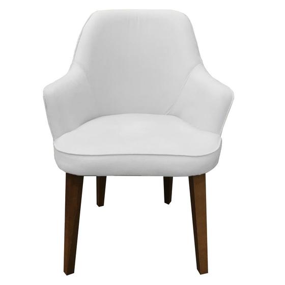 Imagem de Cadeira Decorativa Lara Suede Branco - Dominic Decor